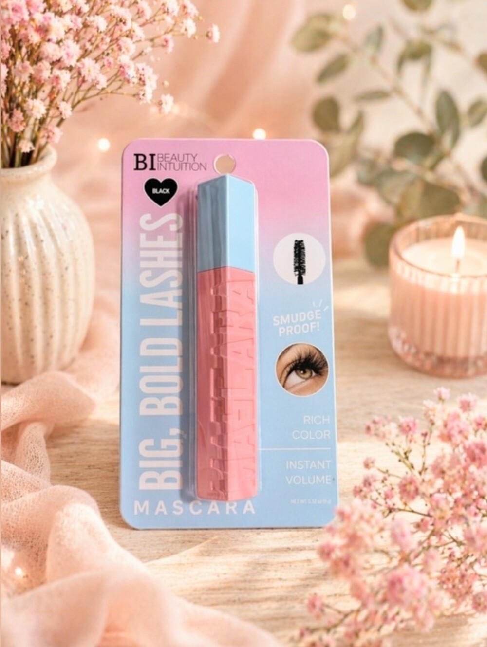 NEW Beauty Intuition Black Mascara - Big Bold Lashes